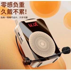 多功能扩音器教师无线耳麦克风导游摆摊便携式蓝牙音箱